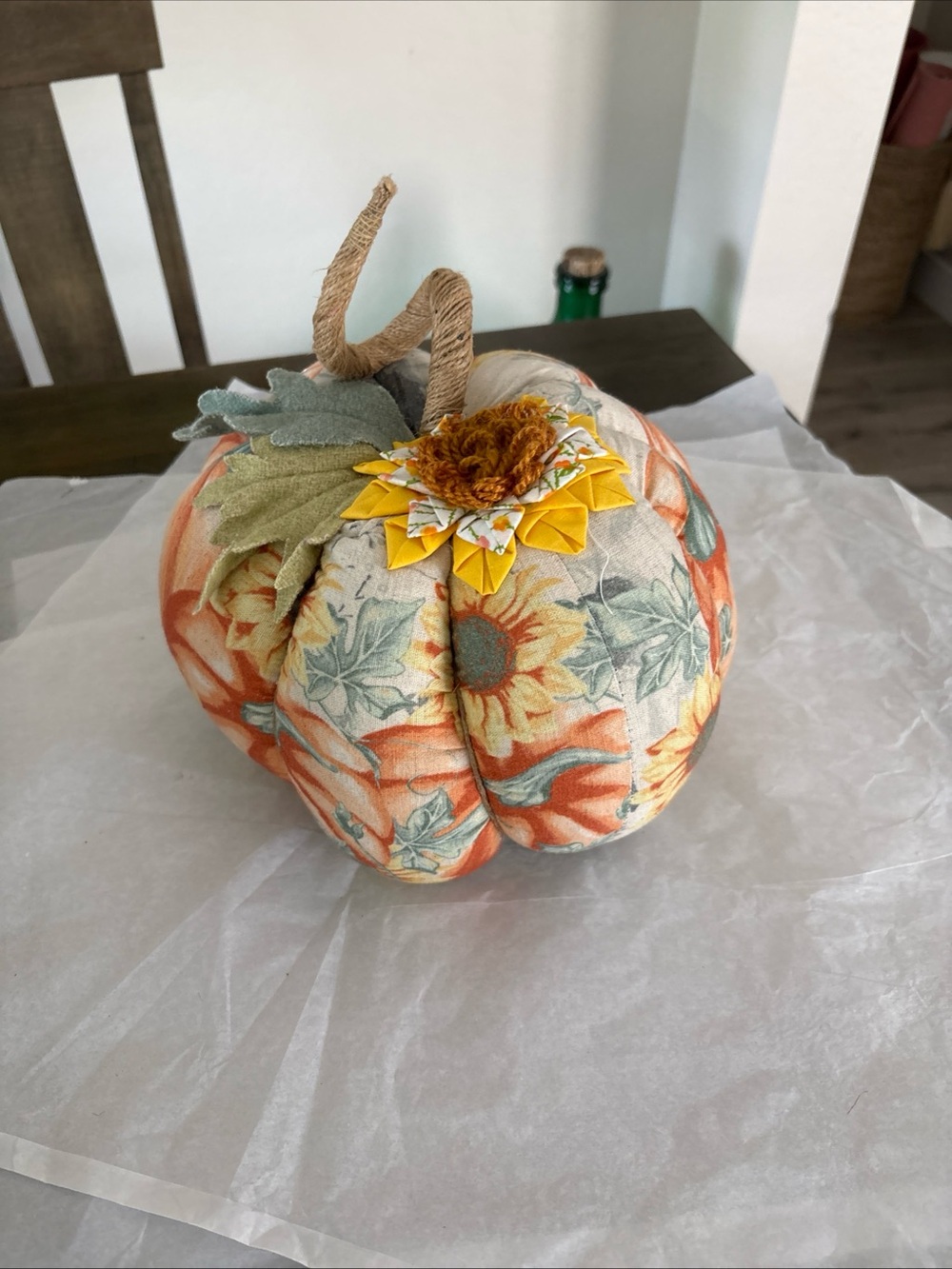 Fabric Pumpkin Stuffed Pumpkins For Halloween Fall Thanksgiving Farmhouse Decor